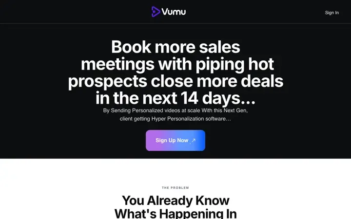 Vumu website